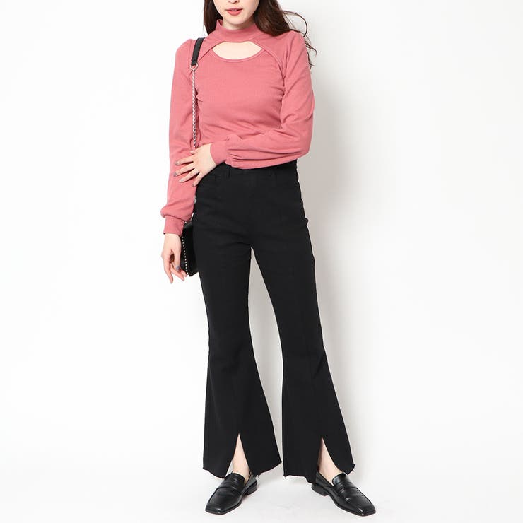 プチハイ胸開きリブトップス | GORGE  | 詳細画像6 