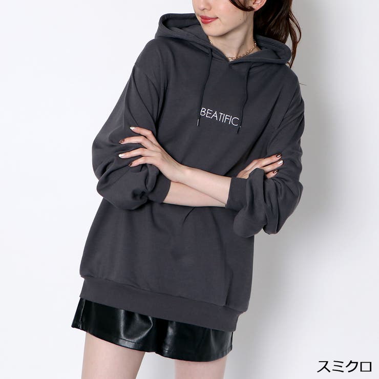 刺しゅう裏毛ｂｉｇパーカー 品番 Gorw Gorge ゴージ のレディースファッション通販 Shoplist ショップリスト