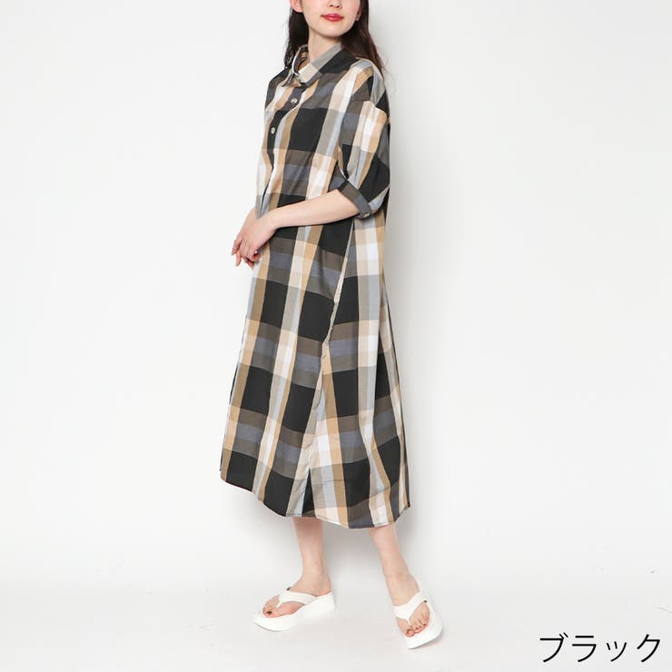人気　BURBERRY　チェック ワンピース シャツ Tシャツ キャップ セット 起毛チェック シャツワンピース（52-31OI76-204）｜おにぎり（ONIGIRI