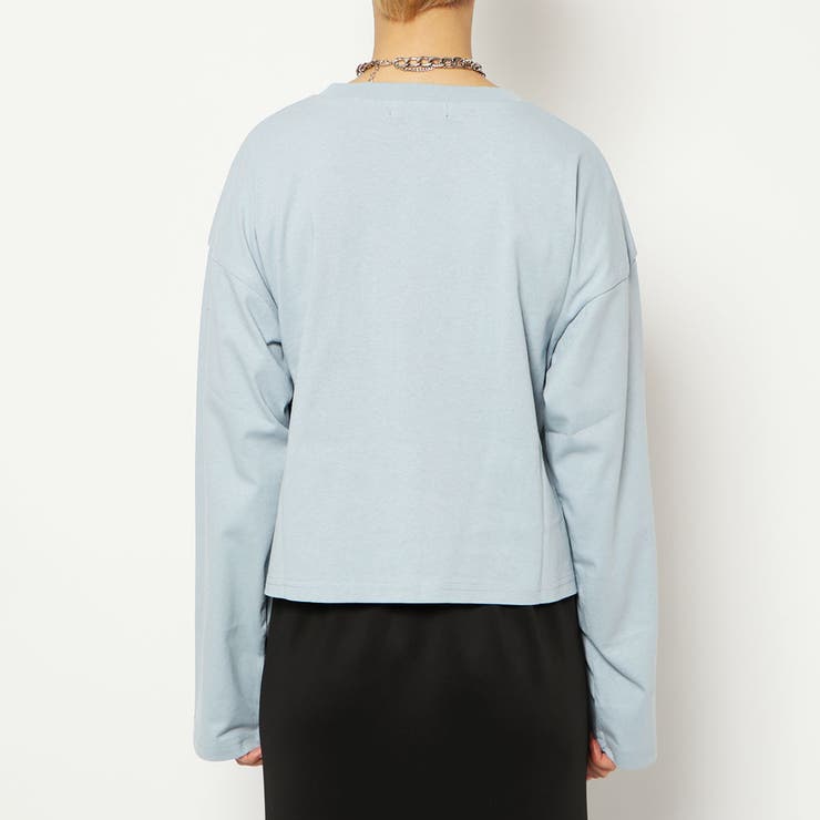 刺しゅうカレッジ短丈ロンＴ | GORGE  | 詳細画像4 