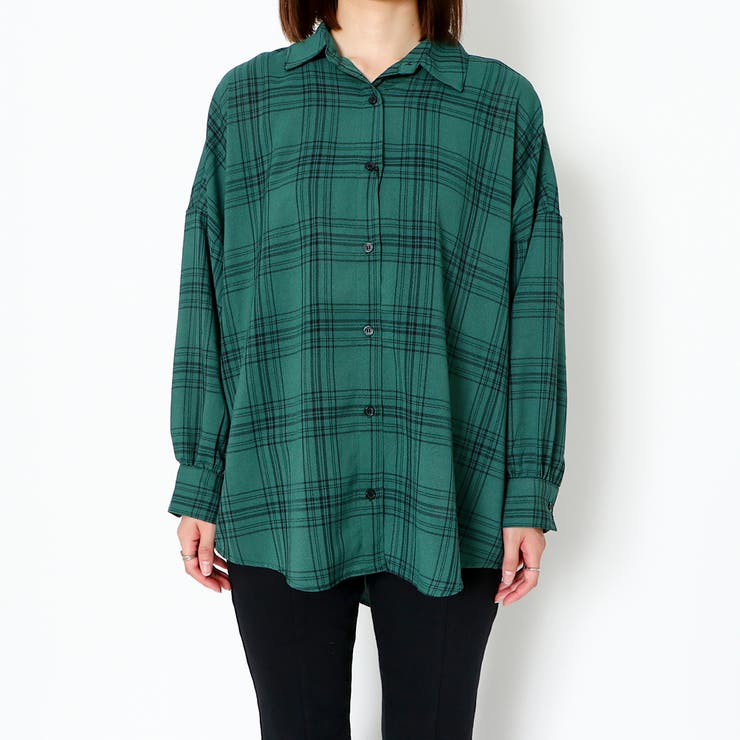 本格派ま！ インナーツキチェックシャツ[品番：GORW0006639]｜GORGE トップス