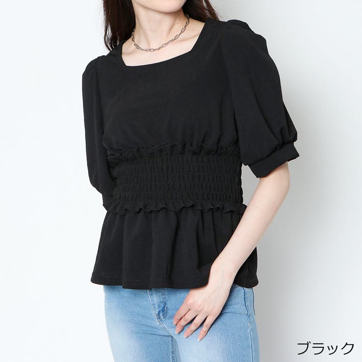 ANDMARY スクエアシャーリングトップス スクエアシャーリングトップス[品番：GORW0006851]｜GORGE （ゴージ