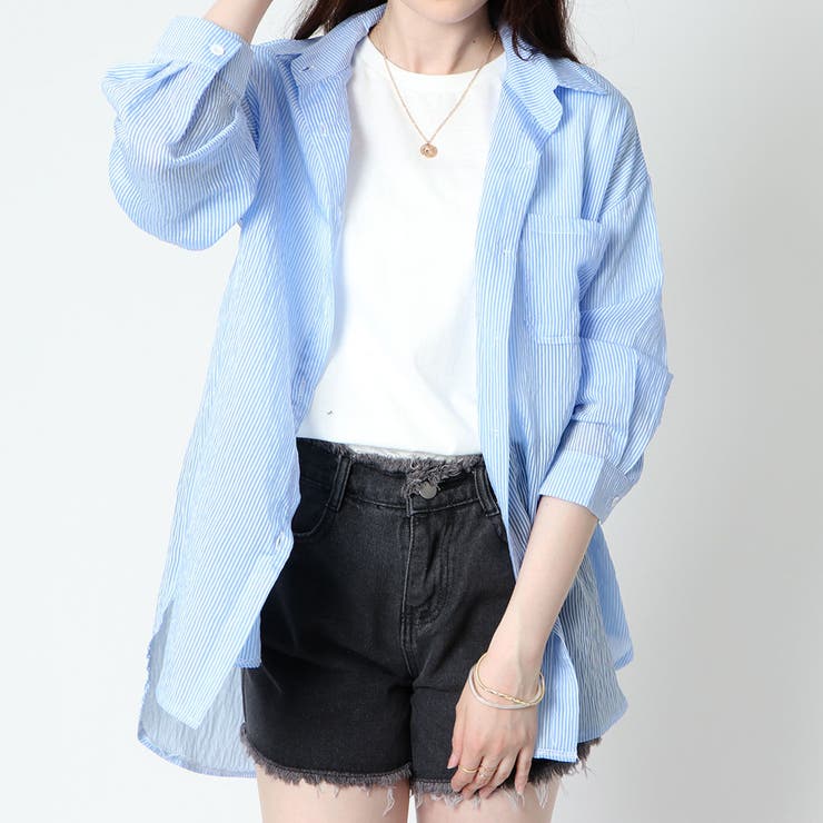 シアーストライプシャツ | GORGE  | 詳細画像15 