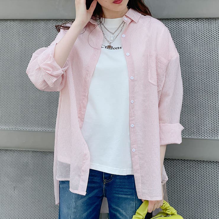 シアーストライプシャツ | GORGE  | 詳細画像18 