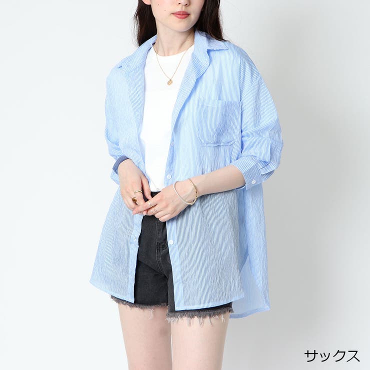 シアーストライプシャツ | GORGE  | 詳細画像7 