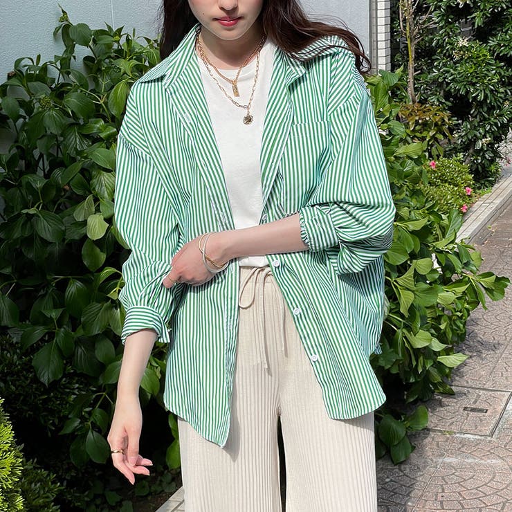 ストライプシャツ[品番：GORW0006929]｜GORGE （ゴージ）のレディース