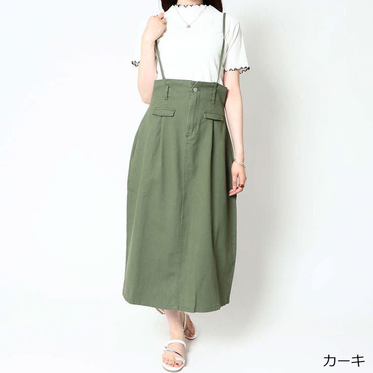麻綿　カーキ　ジャンパースカート　フリーサイズ　更に値下げしました! 楽天市場】【SALE価格】ジャンパースカート ストーンウォッシュ
