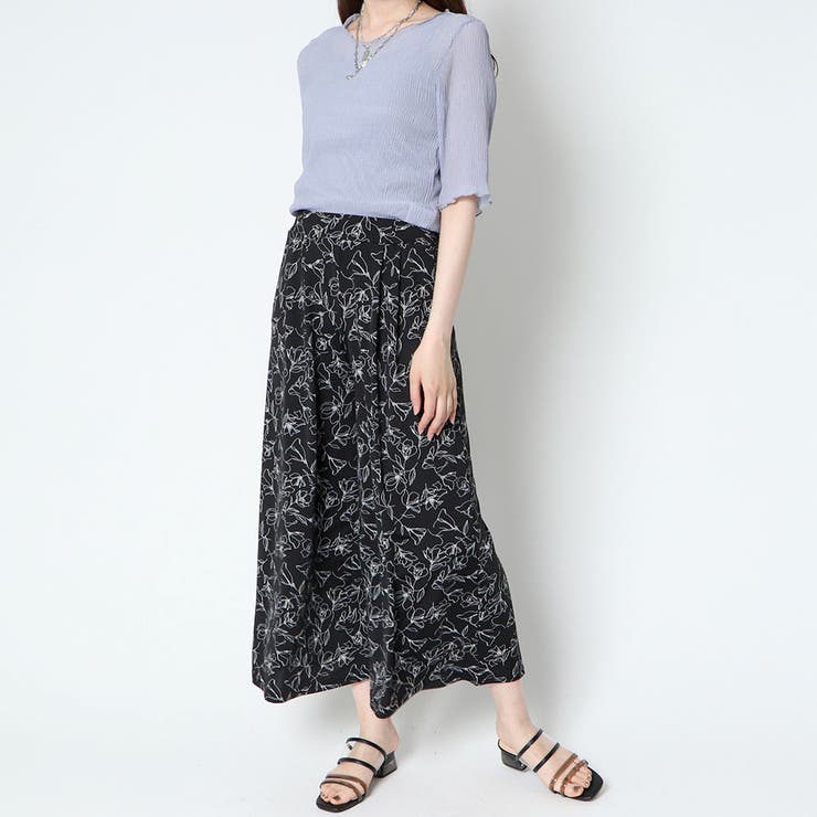 完売 BIRROT ビロット GIWA ワイドパンツ 2023 ジョーゼットワイドパンツ(M ブラック): AIMER | エメ｜ミマツ