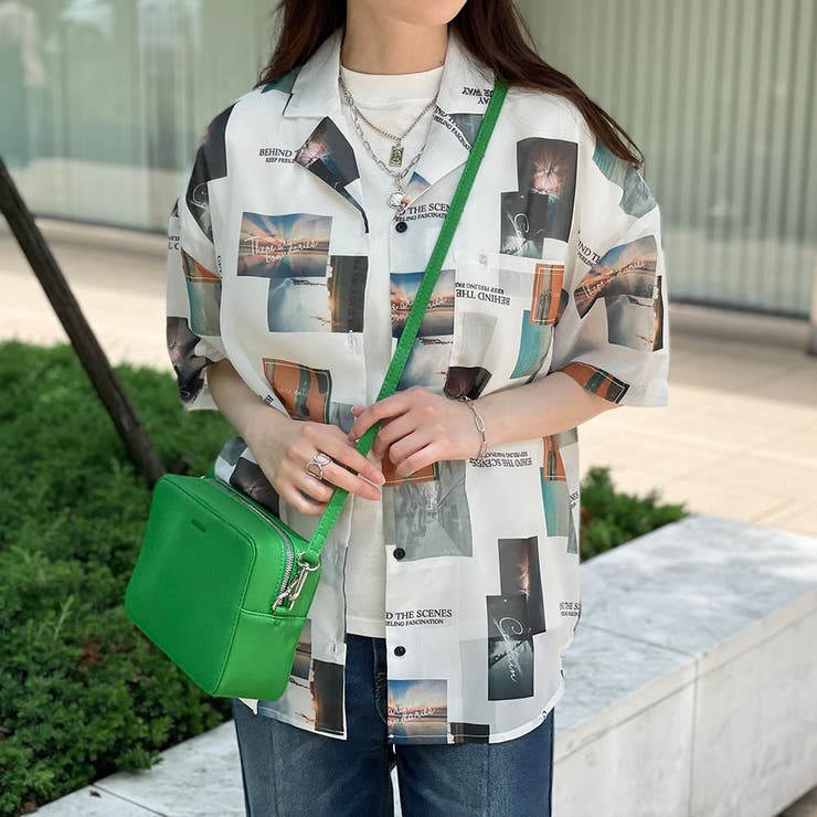 gg柄シャツ　ヒップホップgod body SYNERGY stardom 総柄 2022-0525-305.jpg