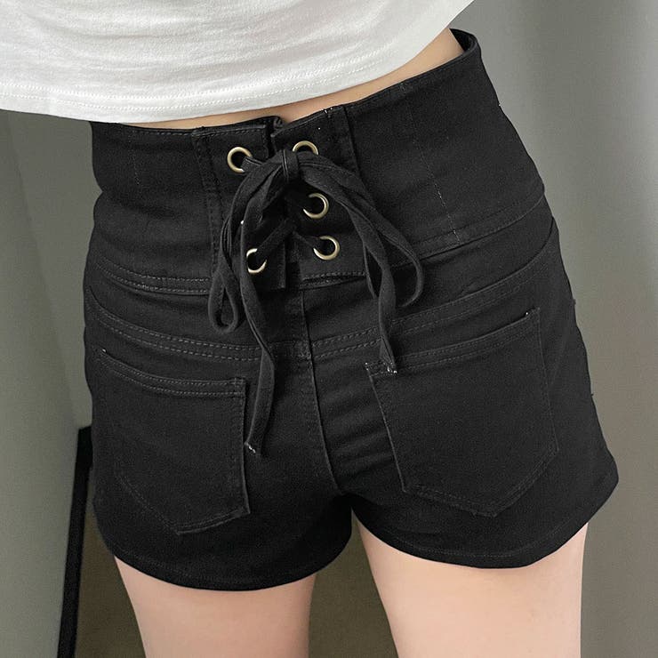 バックレースアップショートパンツ[品番：GORW0007030]｜GORGE