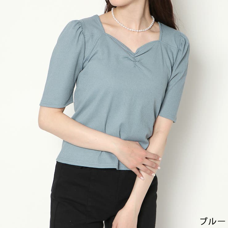 ブルー | レースアップテレコトップス | GORGE 