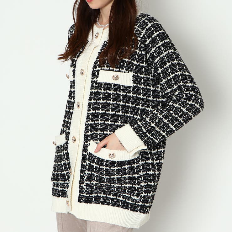 ツイードロングカーディガン[品番：GORW0007218]｜GORGE （ゴージ）の