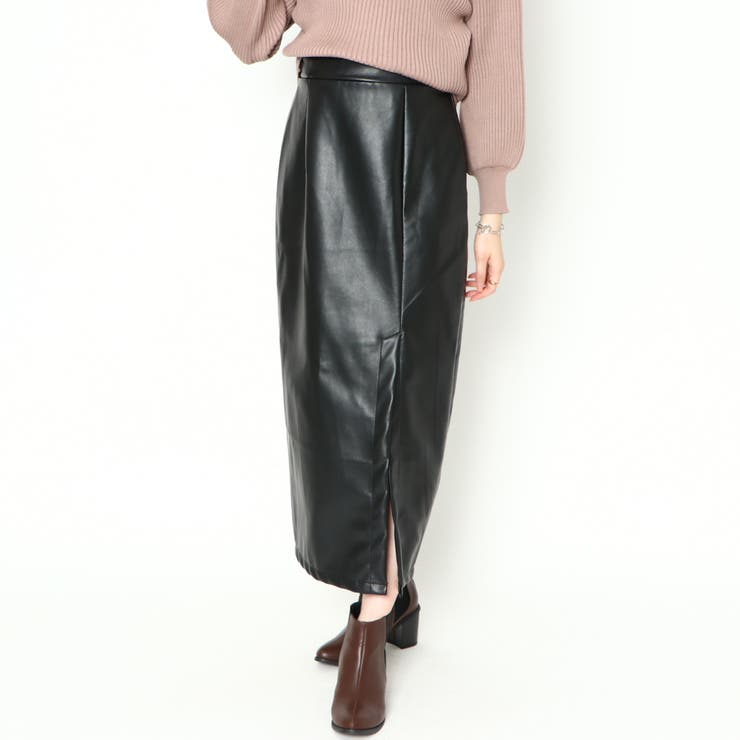 合皮タイトスリットスカート | GORGE  | 詳細画像2 