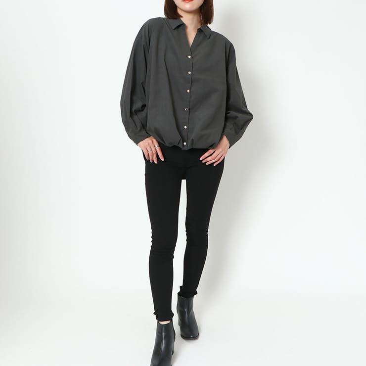 多種ボタンバックレースアップシャツ | GORGE  | 詳細画像11 