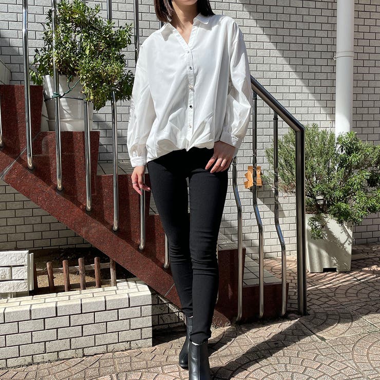 多種ボタンバックレースアップシャツ | GORGE  | 詳細画像12 