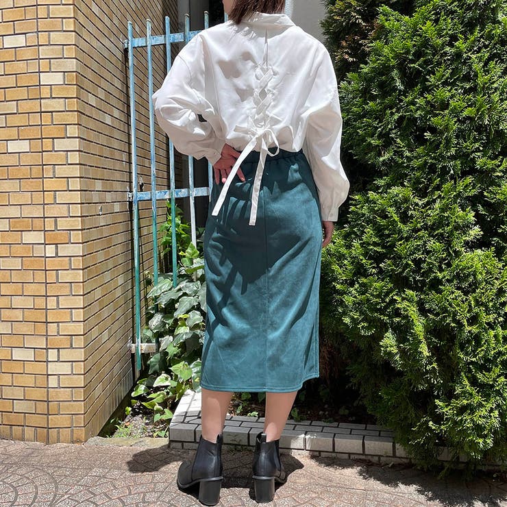 バックリボンタケノコタックシャツ | GORGE  | 詳細画像11 