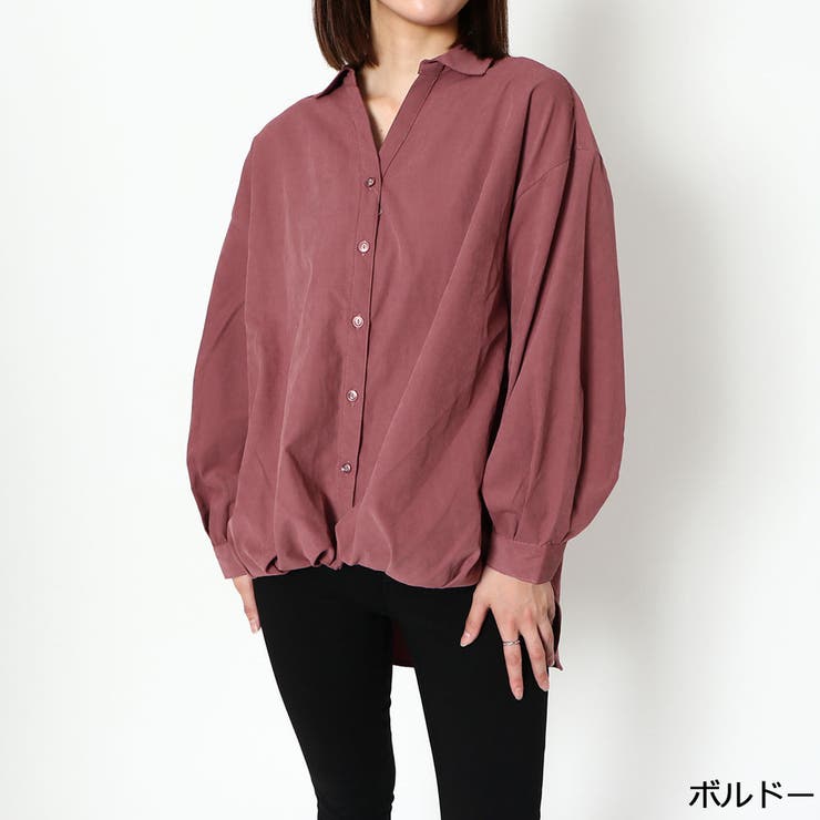 バックリボンタケノコタックシャツ | GORGE  | 詳細画像5 