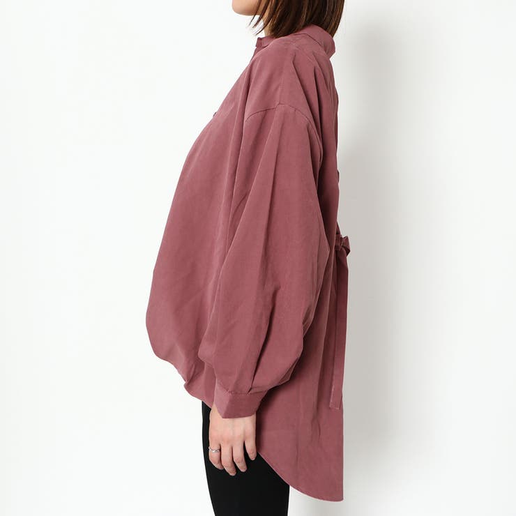 バックリボンタケノコタックシャツ | GORGE  | 詳細画像7 