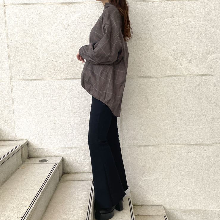 バックレースアップタケノコタックシャツ | GORGE  | 詳細画像16 