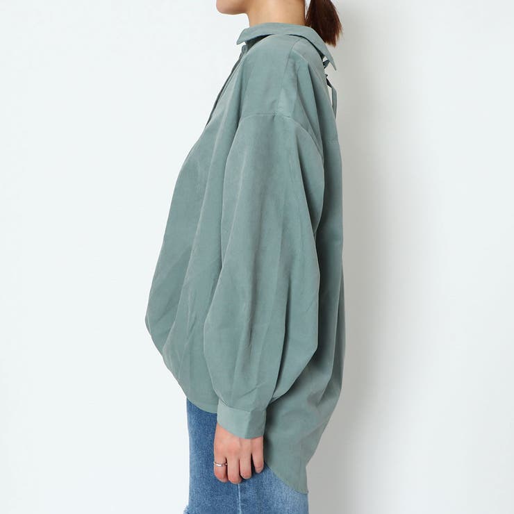 バックレースアップタケノコタックシャツ | GORGE  | 詳細画像8 