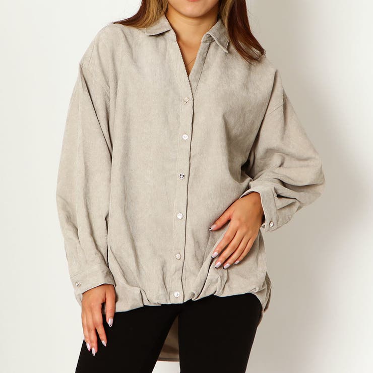 コールテン多種釦バックレースシャツ | GORGE  | 詳細画像21 