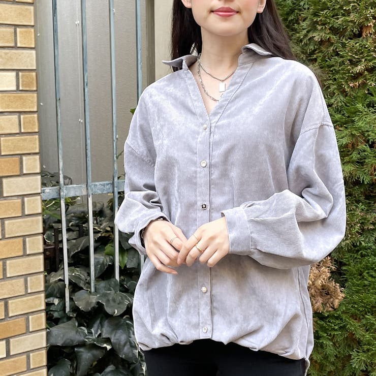 コールテン多種釦バックレースシャツ | GORGE  | 詳細画像28 