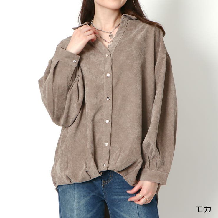 コールテン多種釦バックレースシャツ | GORGE  | 詳細画像5 