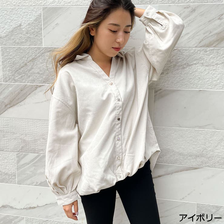 コールテン多種釦バックレースシャツ | GORGE  | 詳細画像6 