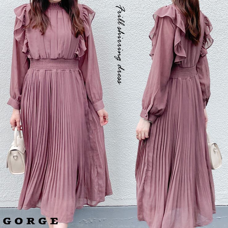 フリルシャーリングワンピース | GORGE  | 詳細画像1 