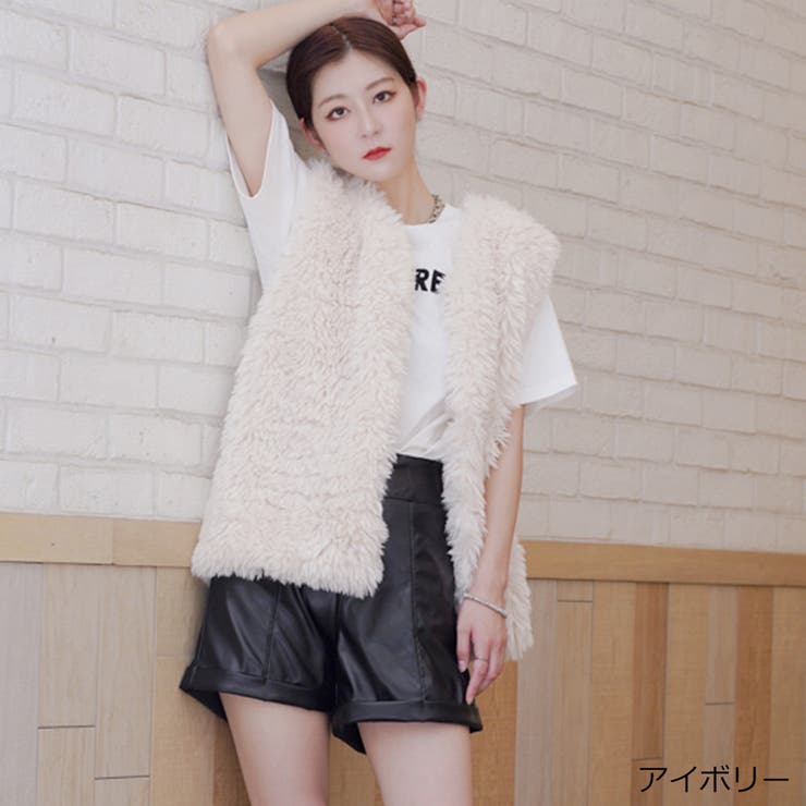 【SALE／10%OFF エコファーベスト[品番：GORW0007153]｜GORGE （ゴージ）の ベスト+ジレ