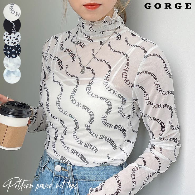 柄パワーネットTOPS[品番：GORW0007081]｜GORGE （ゴージ