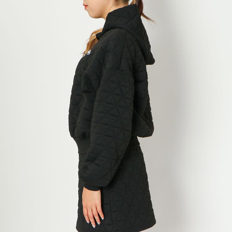 ワッペン付きキルトパーカー | GORGE  | 詳細画像5 