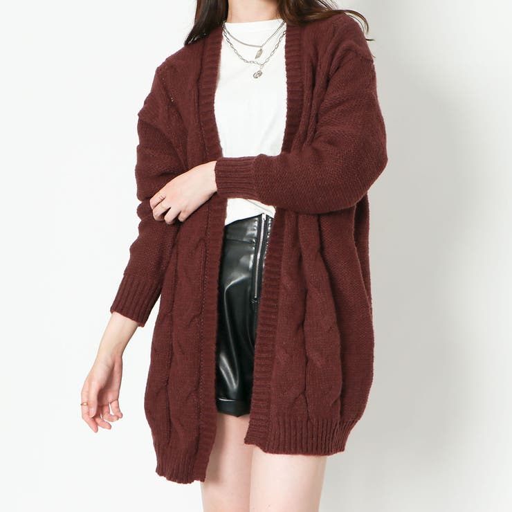 ロービングケーブルロングカーディガン | GORGE  | 詳細画像6 