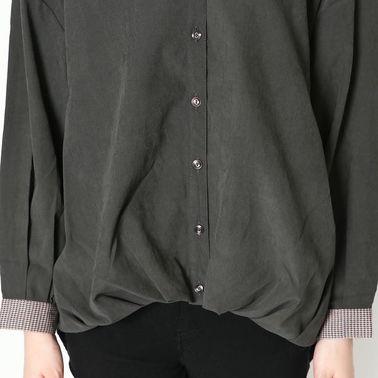 配色バックレースアップシャツ | GORGE  | 詳細画像8 