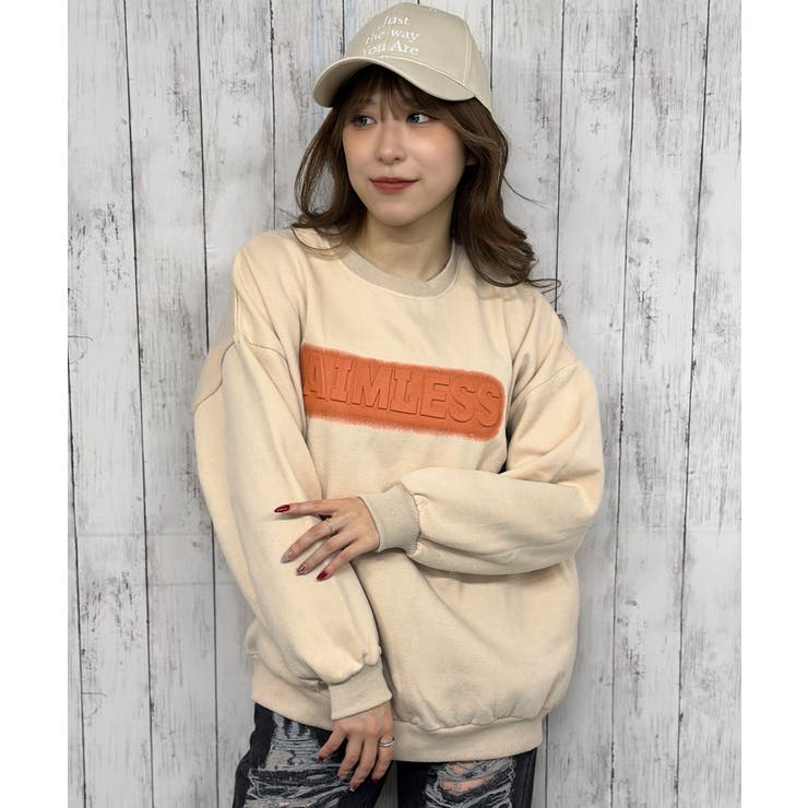 ロゴエンボス裏起毛プルオーバー | GORGE  | 詳細画像1 