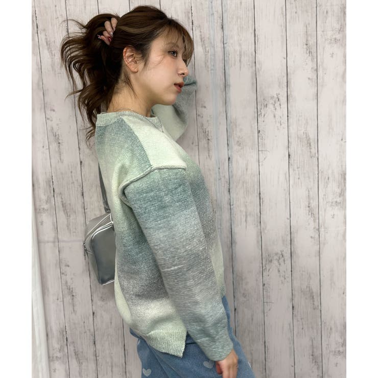 グラデーションニットプルオーバー[品番：GORW0007358]｜GORGE