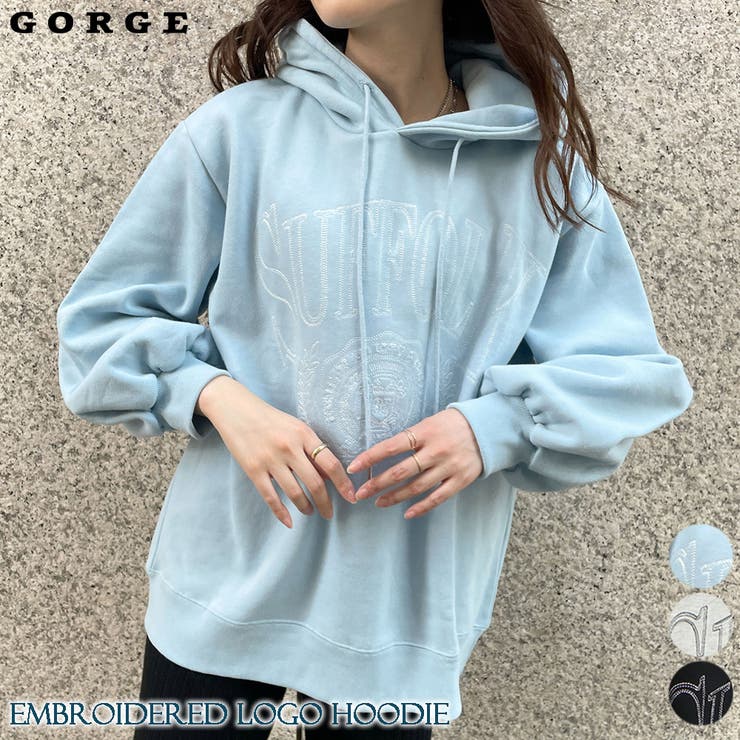 刺しゅうロゴパーカー | GORGE  | 詳細画像1 