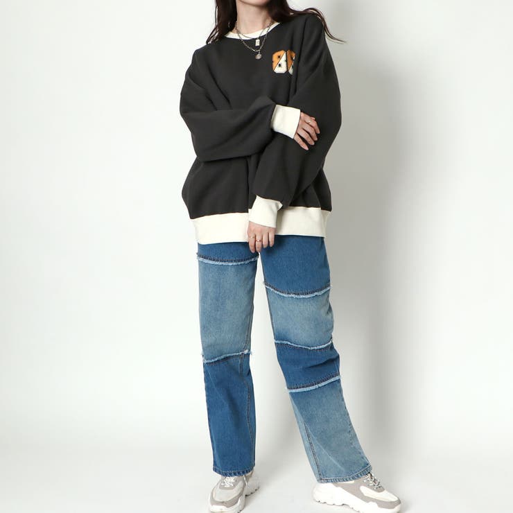 プリントリンガー裏起毛プルオーバー | GORGE  | 詳細画像14 