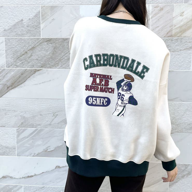 プリントリンガー裏起毛プルオーバー | GORGE  | 詳細画像16 