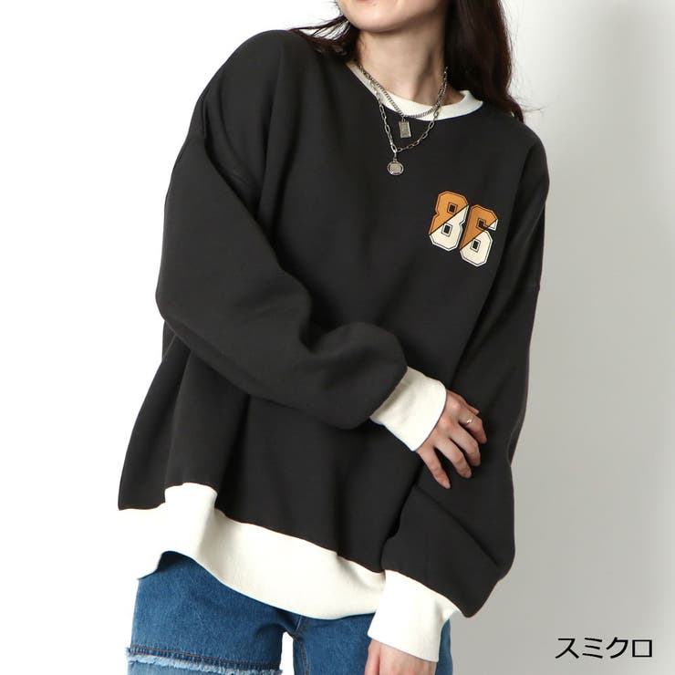 スミクロ | プリントリンガー裏起毛プルオーバー | GORGE 