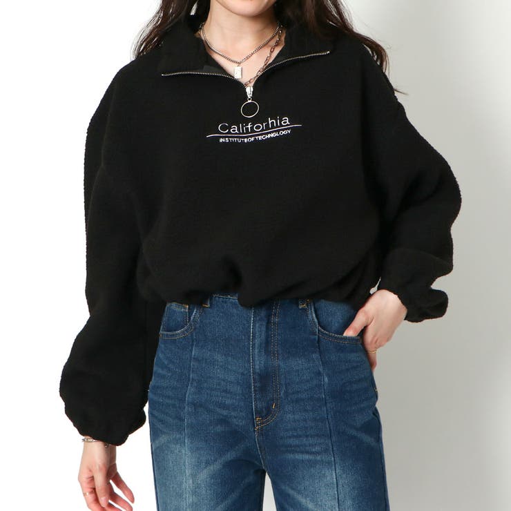 は自分にプチご褒美を ボアハーフZIPプルオーバー[品番：GORW0007411]｜GORGE トップス