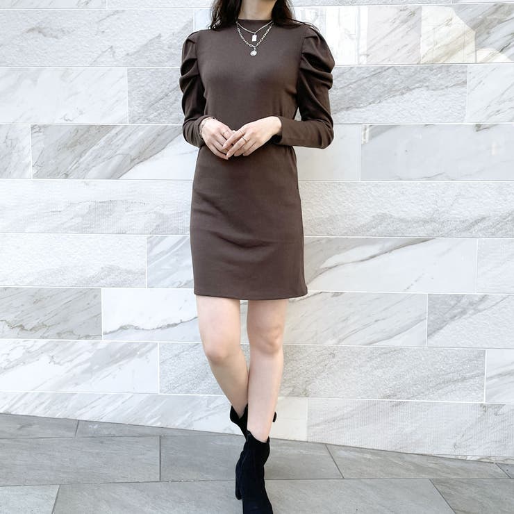 ベルト付きリブワンピース | GORGE  | 詳細画像9 