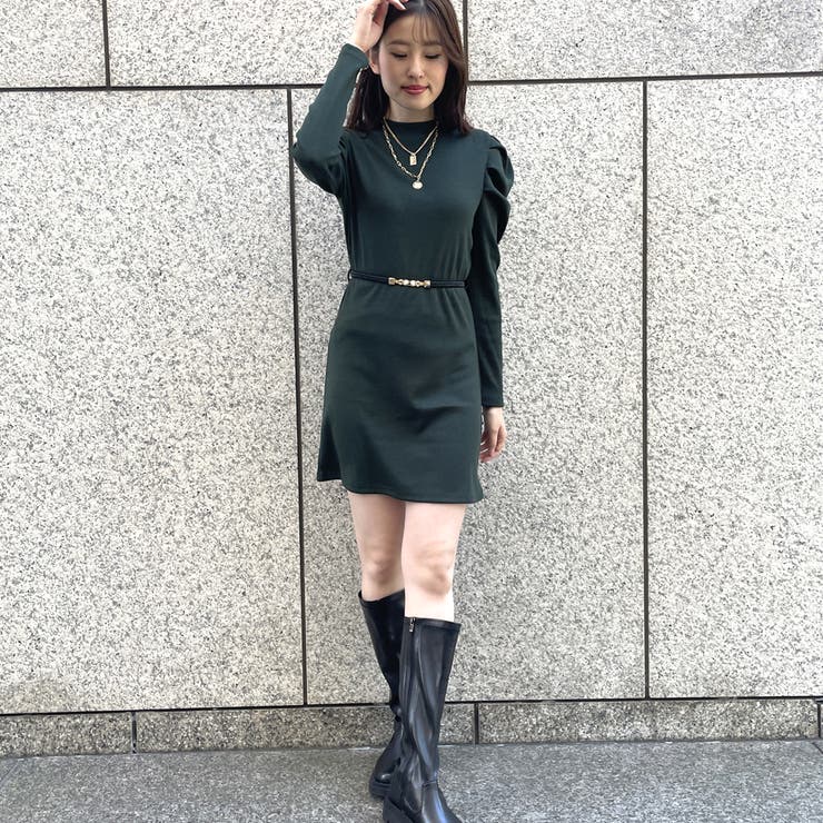 ベルト付きリブワンピース | GORGE  | 詳細画像10 