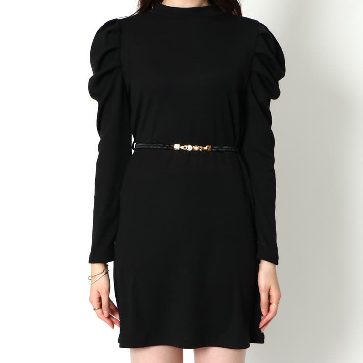 ベルト付きリブワンピース | GORGE  | 詳細画像2 