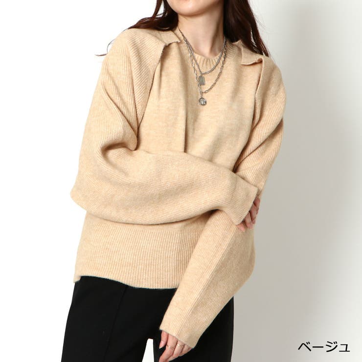 ベージュ | ニットボレロアンサンブル | GORGE 