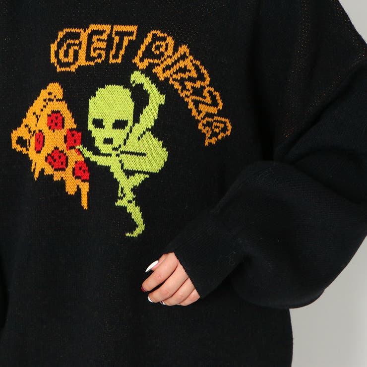宇宙人ジャガードニットプルオーバー[品番：GORW0007479]｜GORGE
