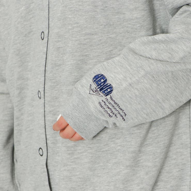 袖刺しゅう裏毛カーディガン | GORGE  | 詳細画像3 