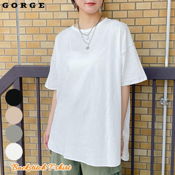 レディース コットン 半袖Tシャツ | GORGE  | 詳細画像1 