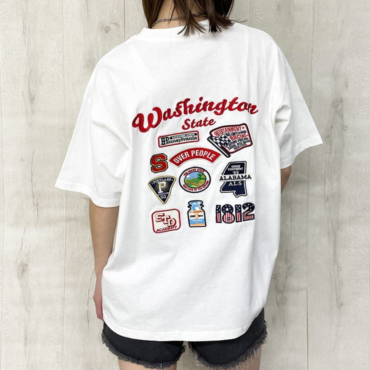 ワッペンTシャツ [品番：GORW0007627]｜GORGE （ゴージ）｜レディース