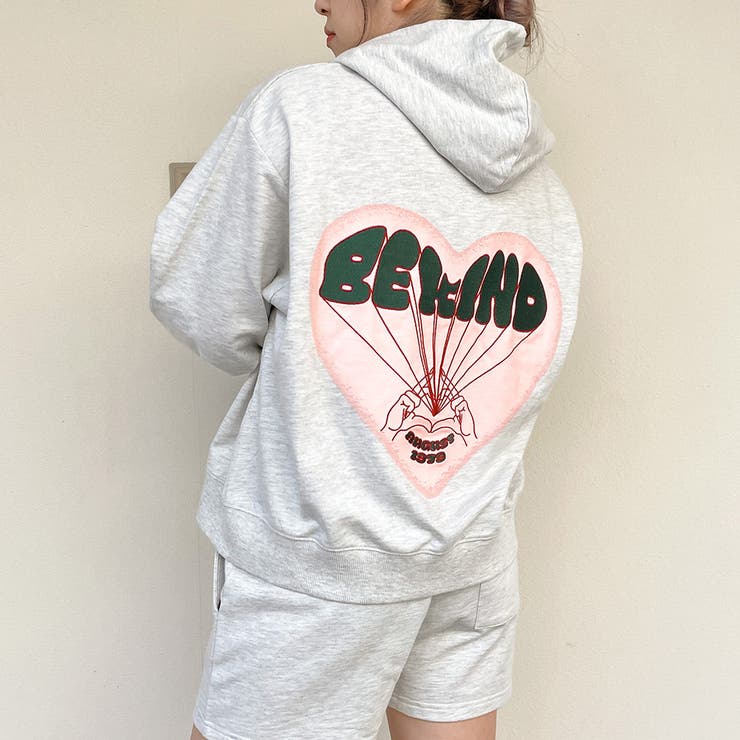 刺しゅうZIPミニ裏毛パーカー[品番：GORW0007672]｜GORGE （ゴージ